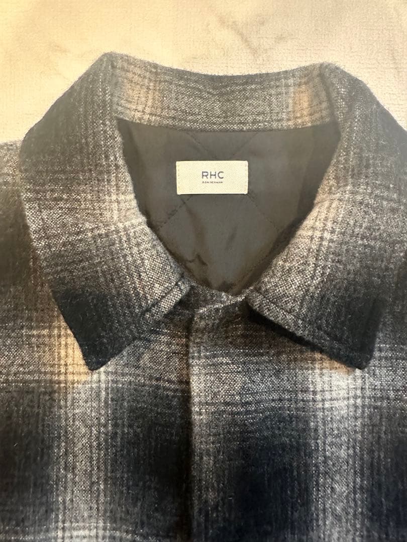 RHC ロンハーマン　オンブレチェック中綿ブルゾン