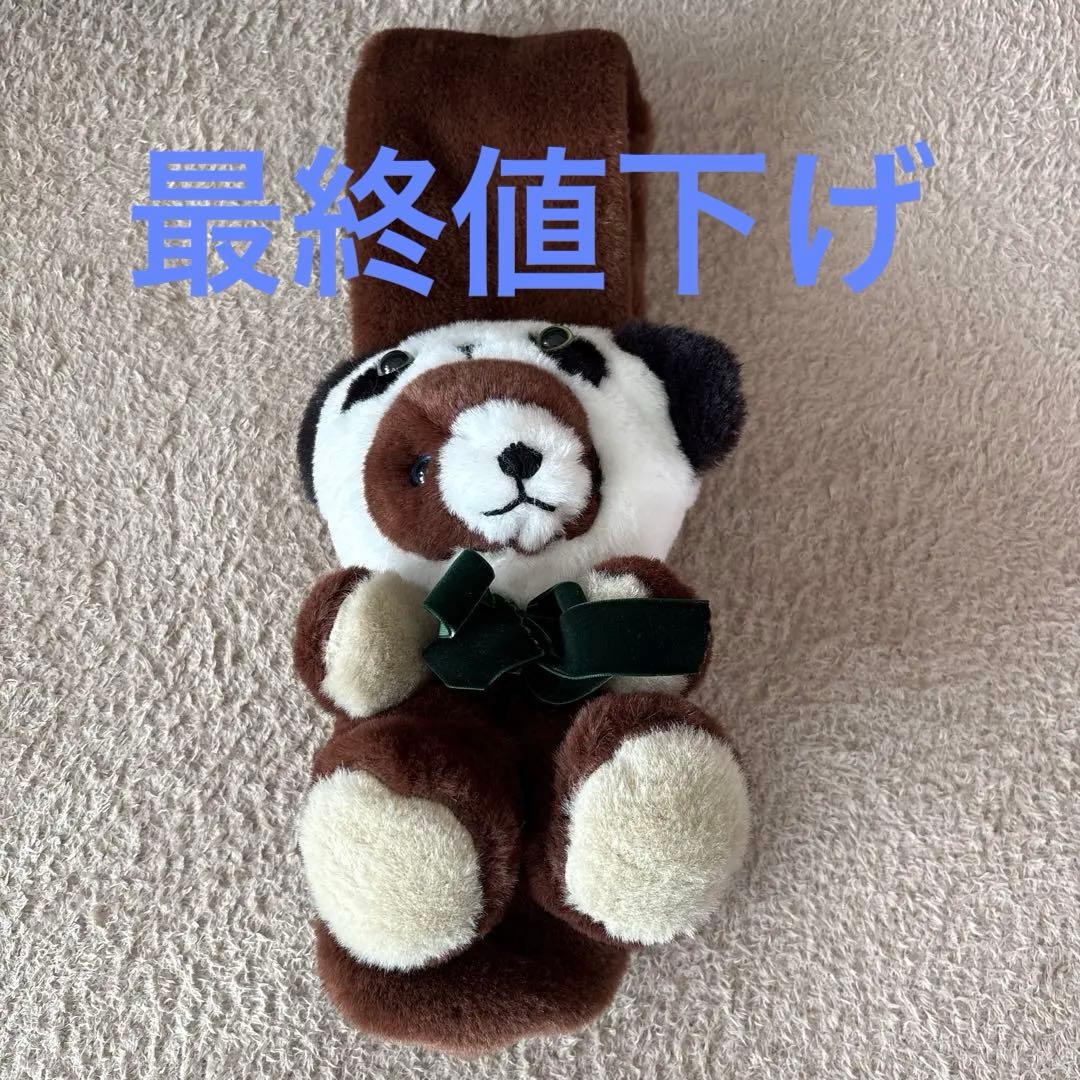 yukiemon ぬいぬいパンダくま　マフラー未使用