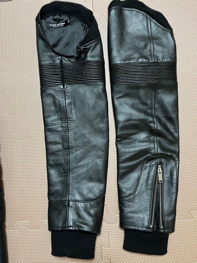 ROARS ORIGINAL ベストレザーシャーリング革袖 希少モデルMサイズ