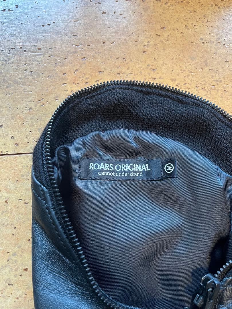 ROARS ORIGINAL ベストレザーシャーリング革袖 希少モデルMサイズ