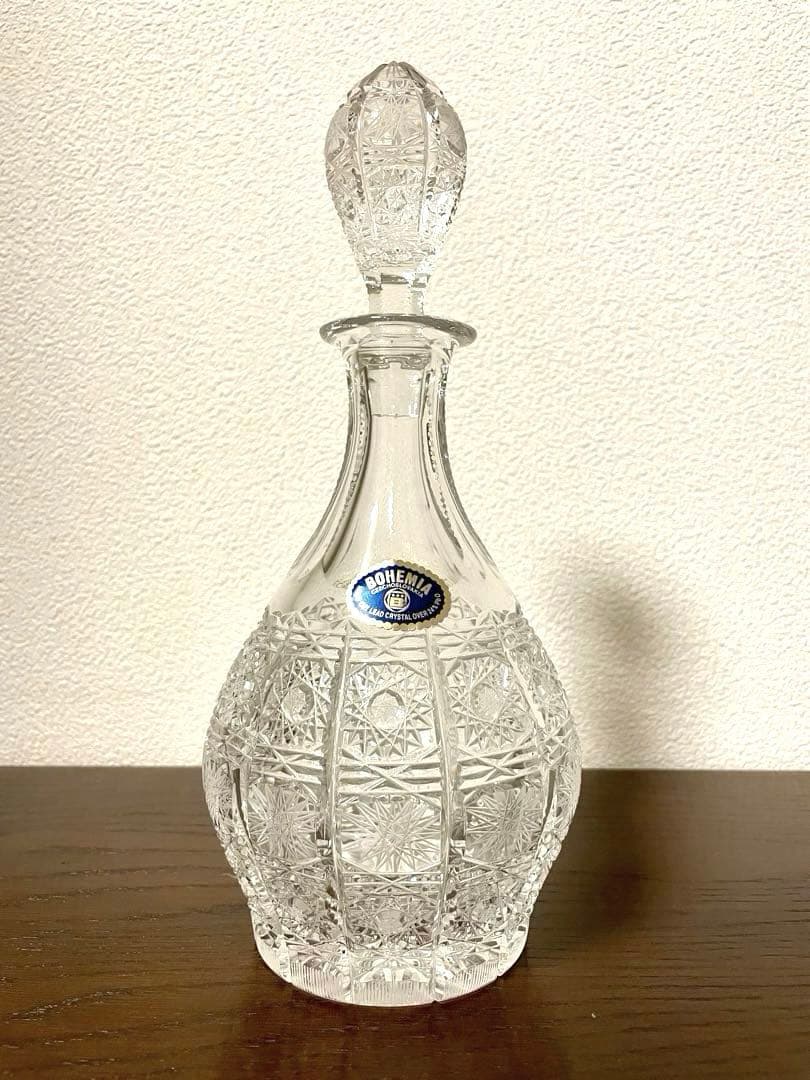 【未使用品】BOHEMIA Crystal デキャンタとグラスセット