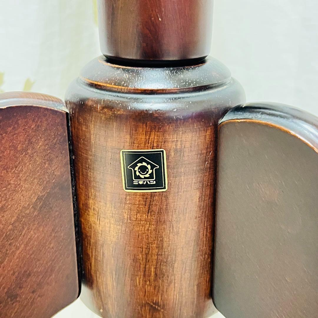 ニチハン　アンティーク　コートハンガー　ハンガーポール　木製