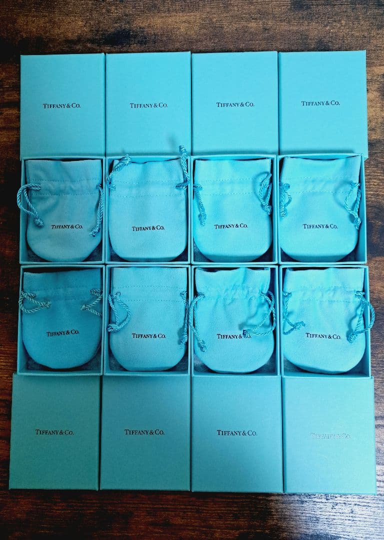 ティファニー 空箱① 巾着 8セット