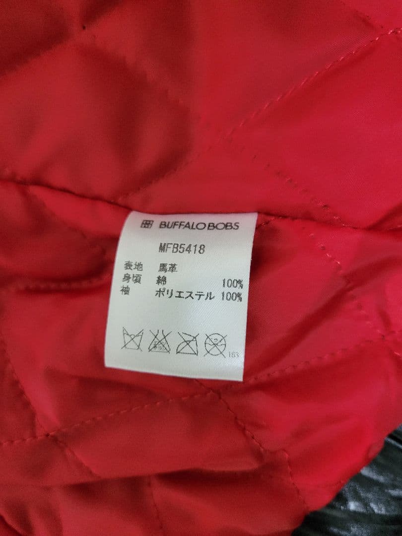 Buffalo Bobs ライダースジャケット ブラック サイズ 2