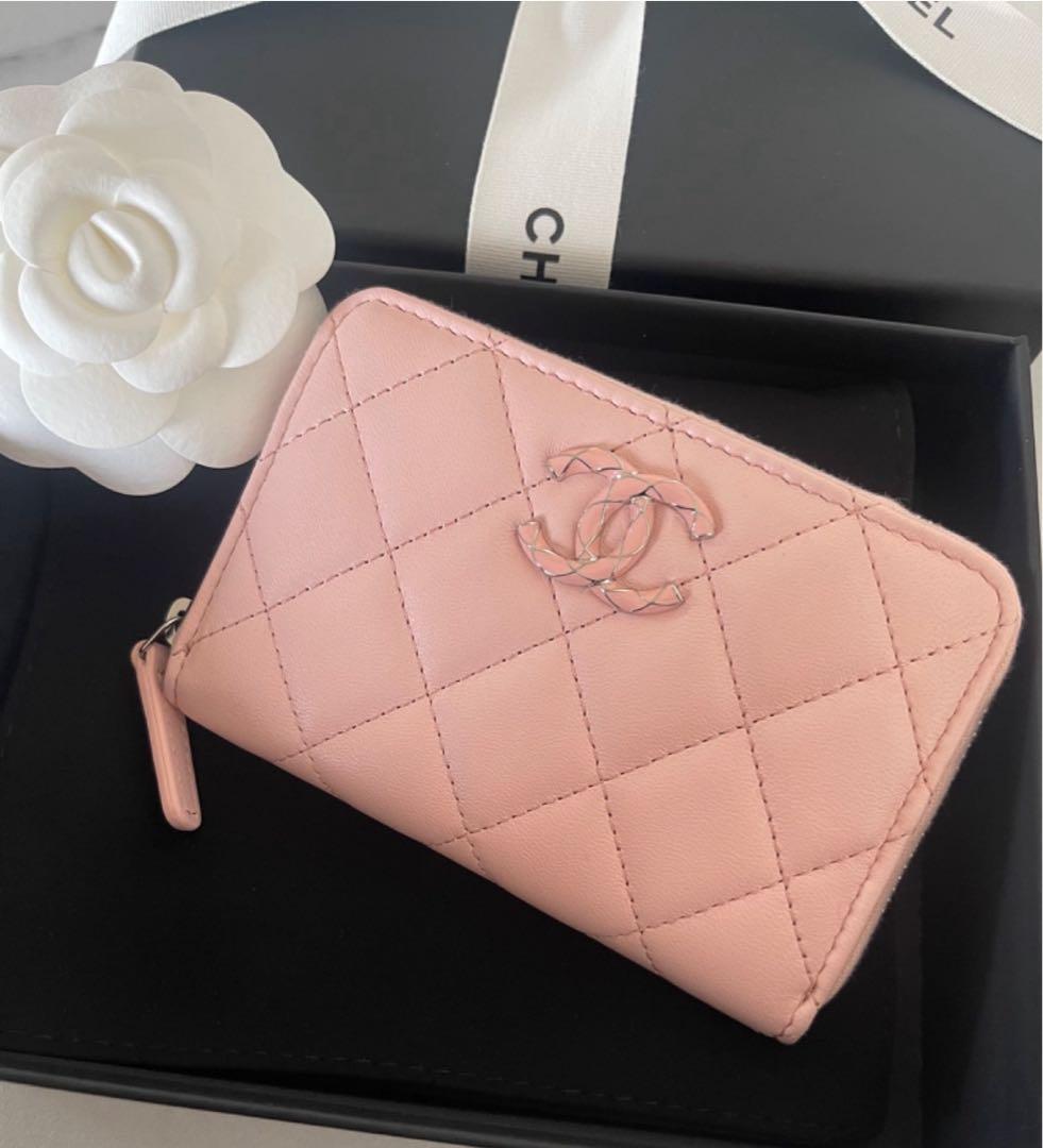 【SALE】CHANEL カードケース ピンク 新品 ミニ財布 箱付き