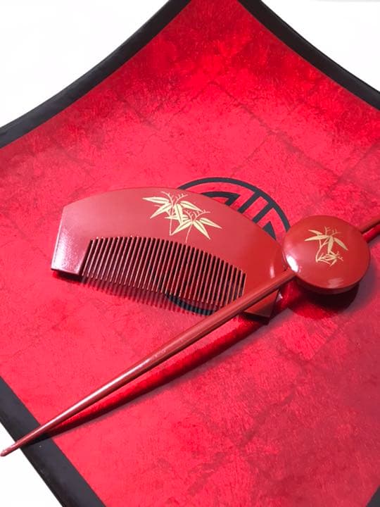 やはり格が違う　花街のお持ち物　リアルビンテージ　簪#櫛162