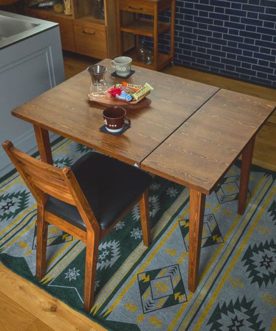 ［幅75～105cm］エクステンションテーブル　ノワゼットシリーズ【大型家具】