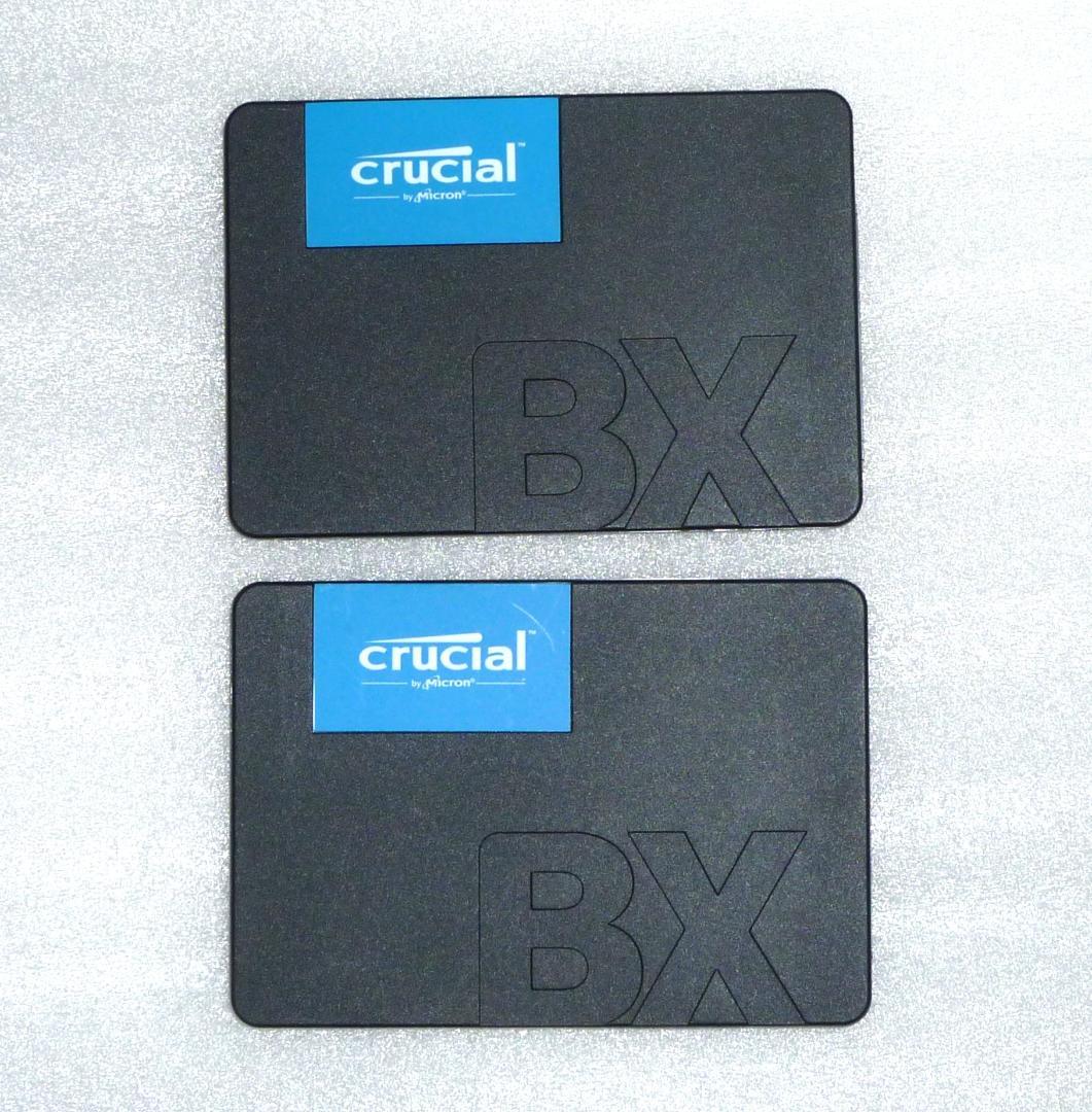 Crucial BX500 2.5インチSSD 240GB ×2台