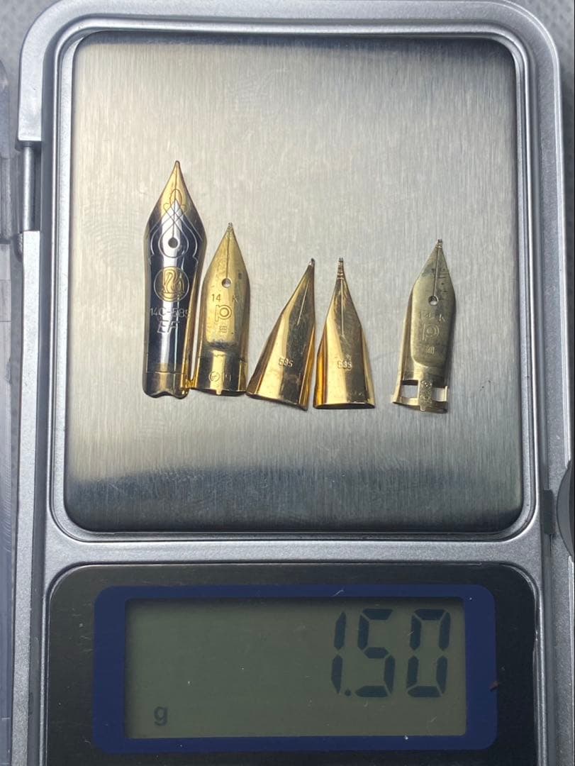 No.111 金無垢18K 0.53g 14k 1.50g 金 24K 純金