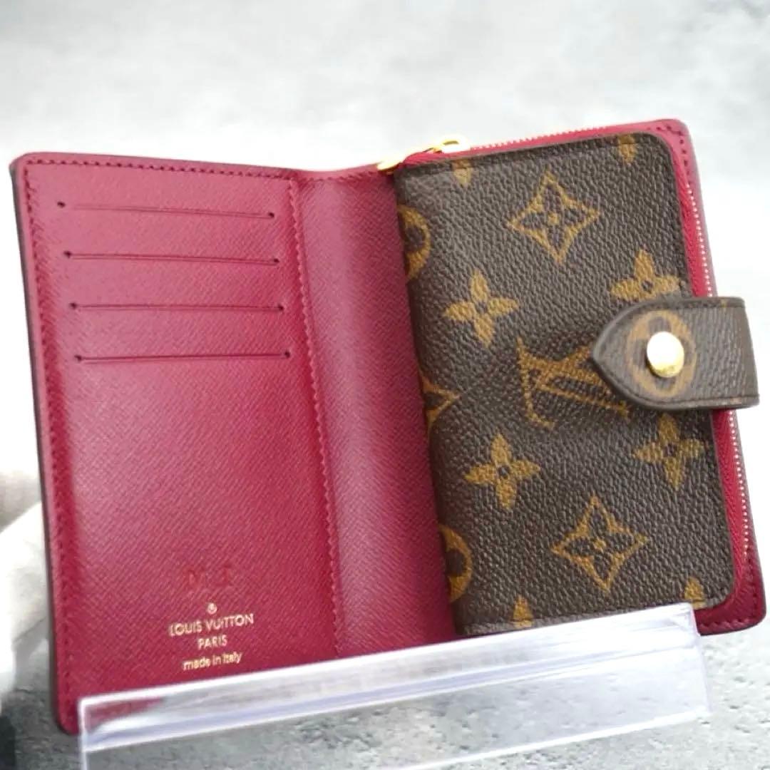 ★超美品★ICタグ ヴィトン モノグラム ポルトフォイユ ジュリエット フーシャ