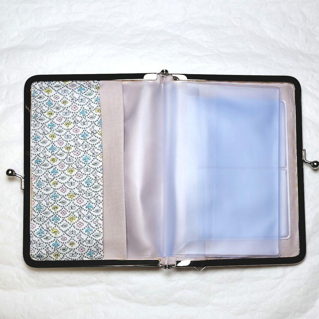 【専用】ミナペルホネン　ハンドメイド　がま口マルチケース　light blue