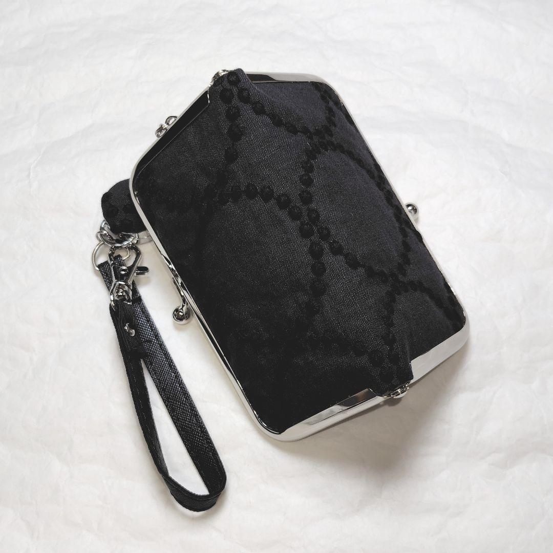 【専用】ミナペルホネン　ハンドメイド　がま口マルチケース　light blue