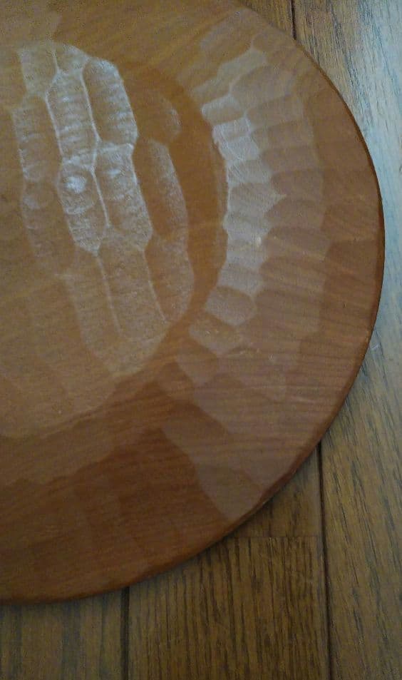 アイヌ アイヌ文様 イタ 着物柄 丸盆 木彫り 民芸