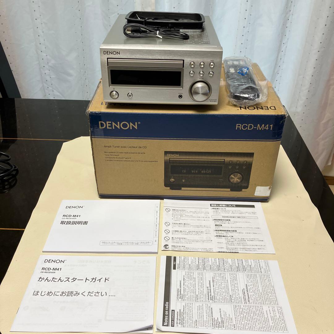 DENON CDレシーバー RCDM-41 動作品 元箱付き2022年製