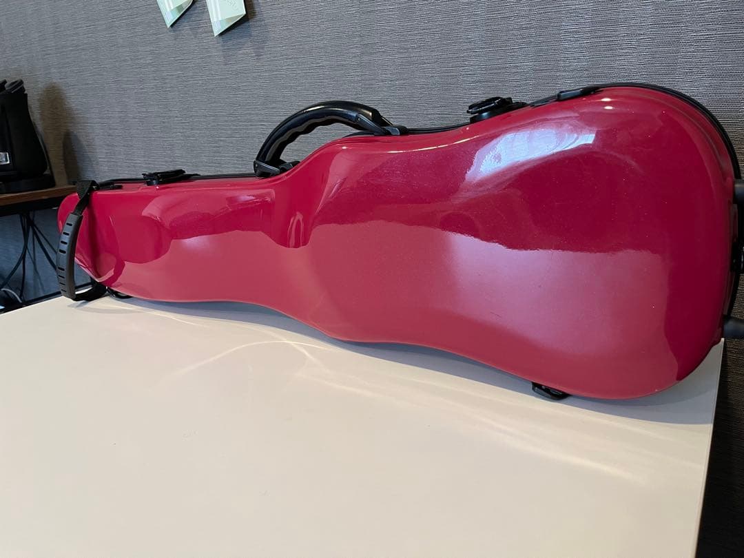 東洋楽器　バイオリンケース　プリュームファイバー　プラチナワイン