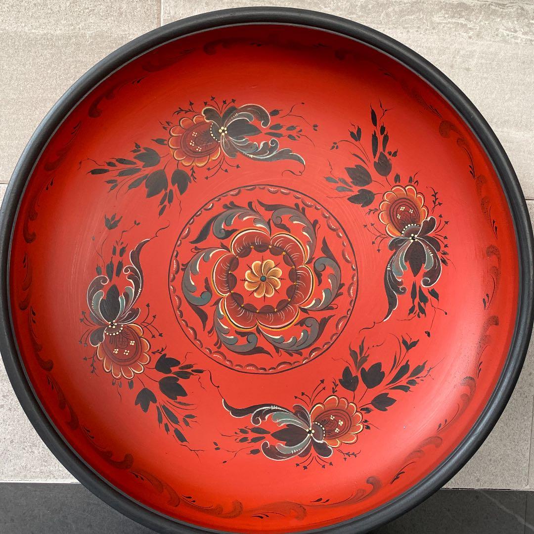 トールペイント(ローズマリング)ボウル大