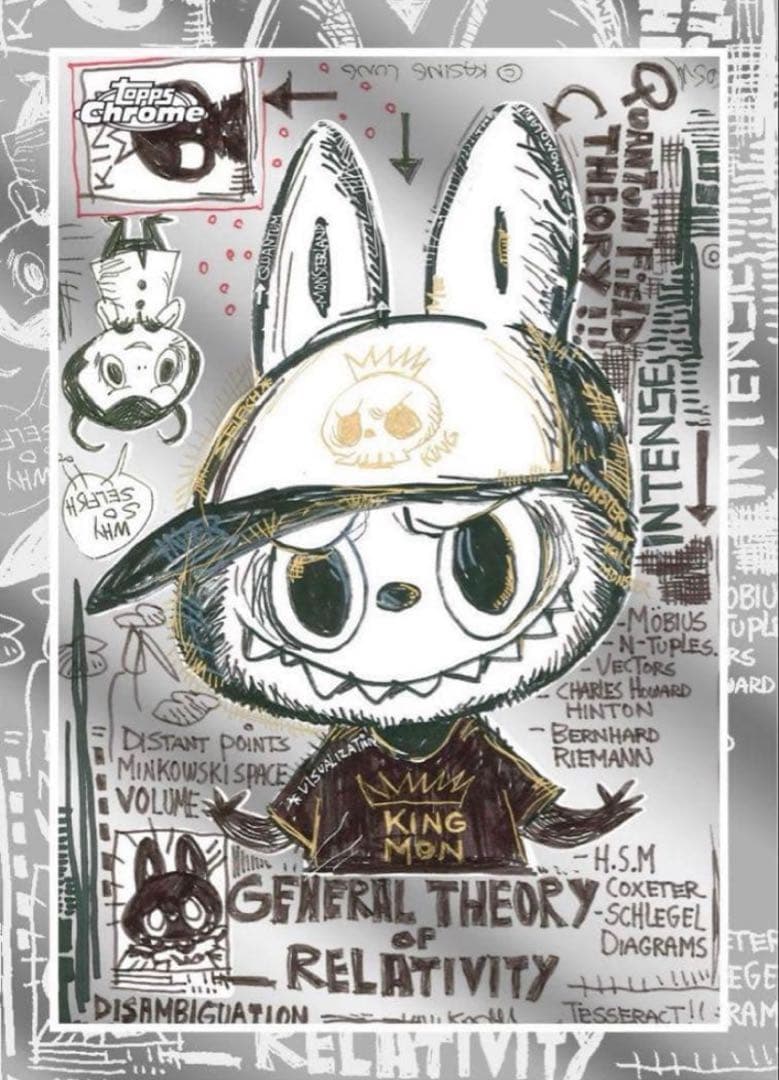 topps chrome labubu ラブブ トレカ 新品未開封1箱