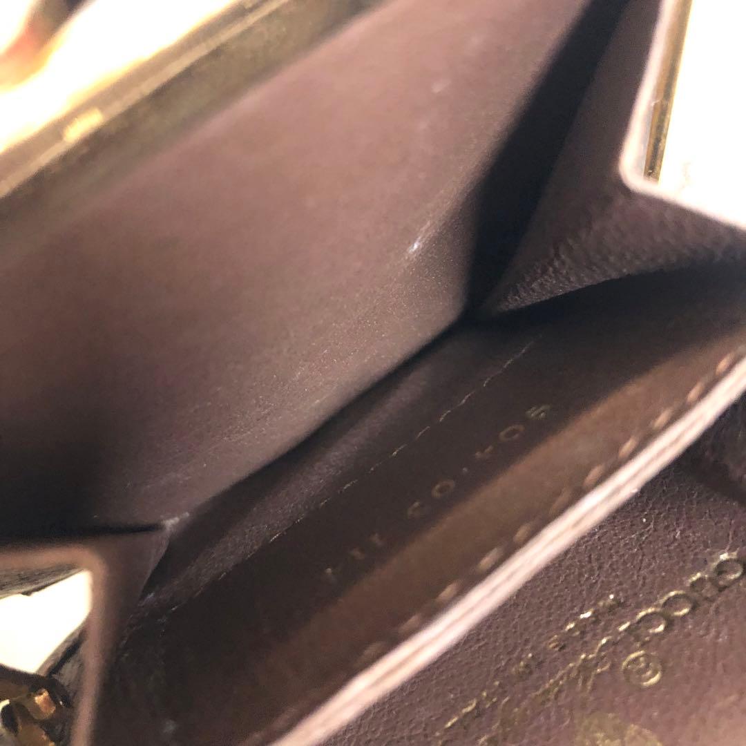 Ｎagi✨様 グッチ　ケース　がま口　GG 柄　PVC レザー