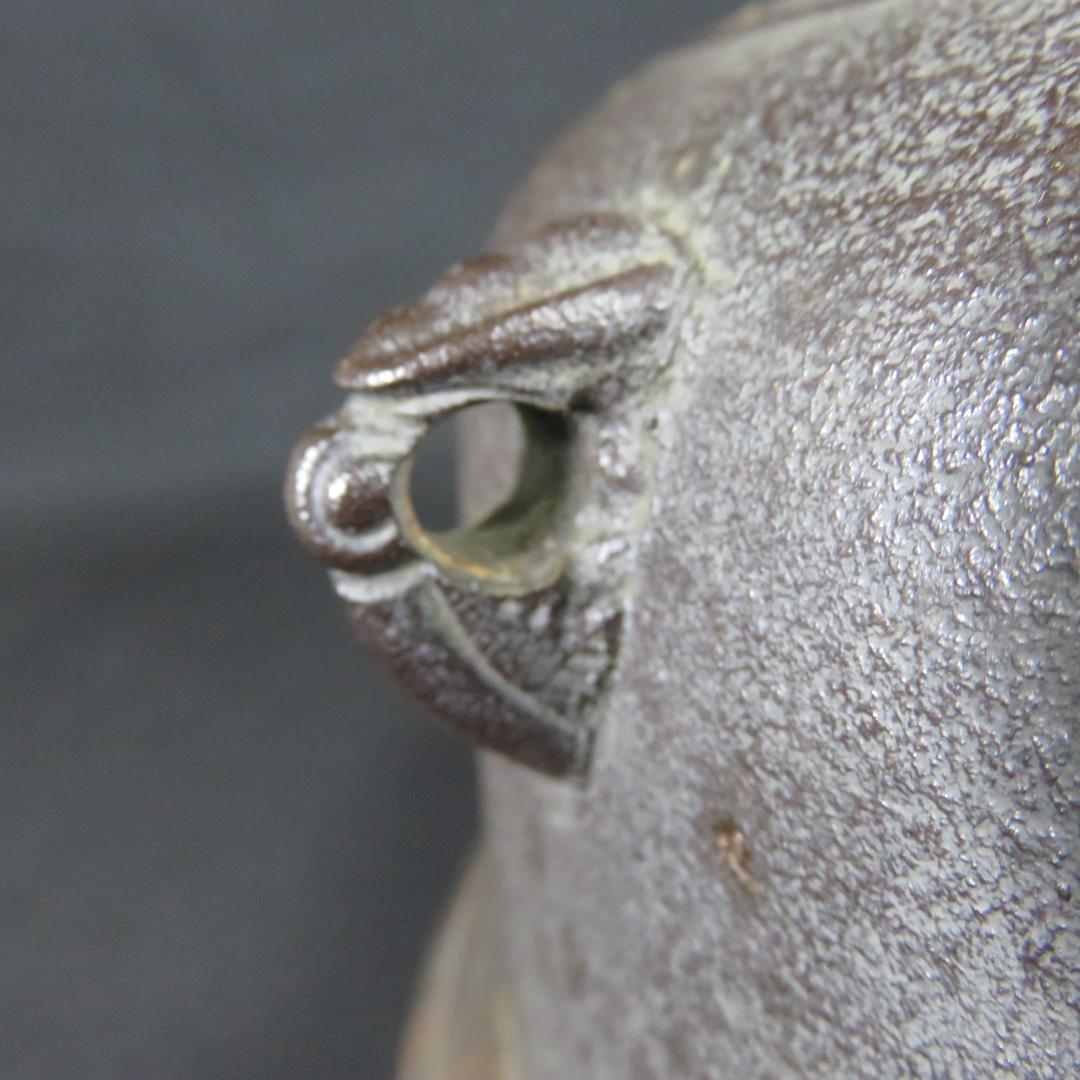 茶釜 真形羽付釜 釜師 菊池政光 茶道具 茶器 在銘 茶の湯