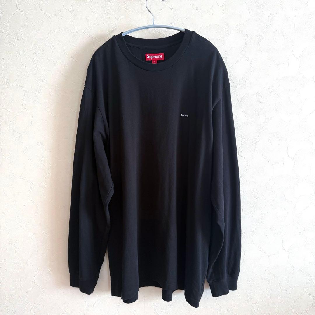 【美品】Supreme Small Box L/S Tee BlackサイズXL