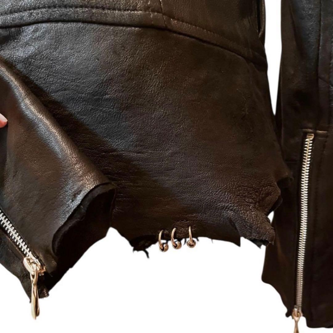 ジャケット・アウター 14th addiction cross zip riders fur