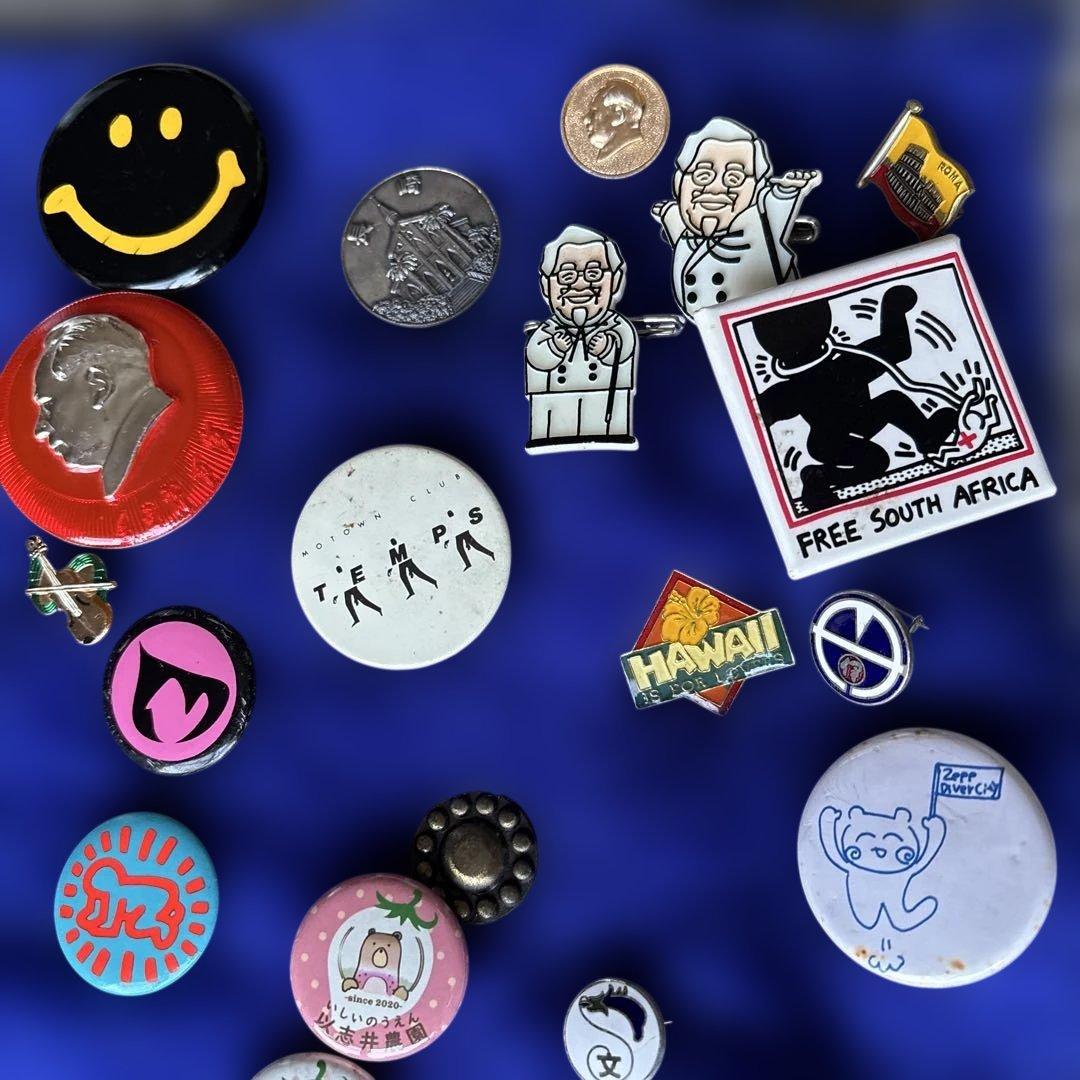 バッジコレクション 多彩なデザイン