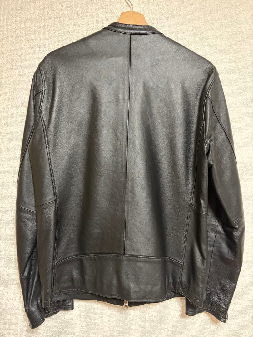 フリークスストア ラムレザー シングルライダースジャケット ブルゾン L メンズ