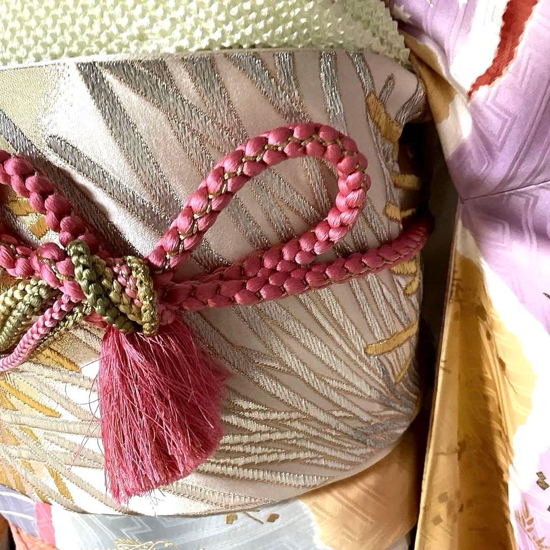 振袖フルセット　高身長　画家岩田専太郎　手描き友禅　成人式振袖　振袖　裄丈72