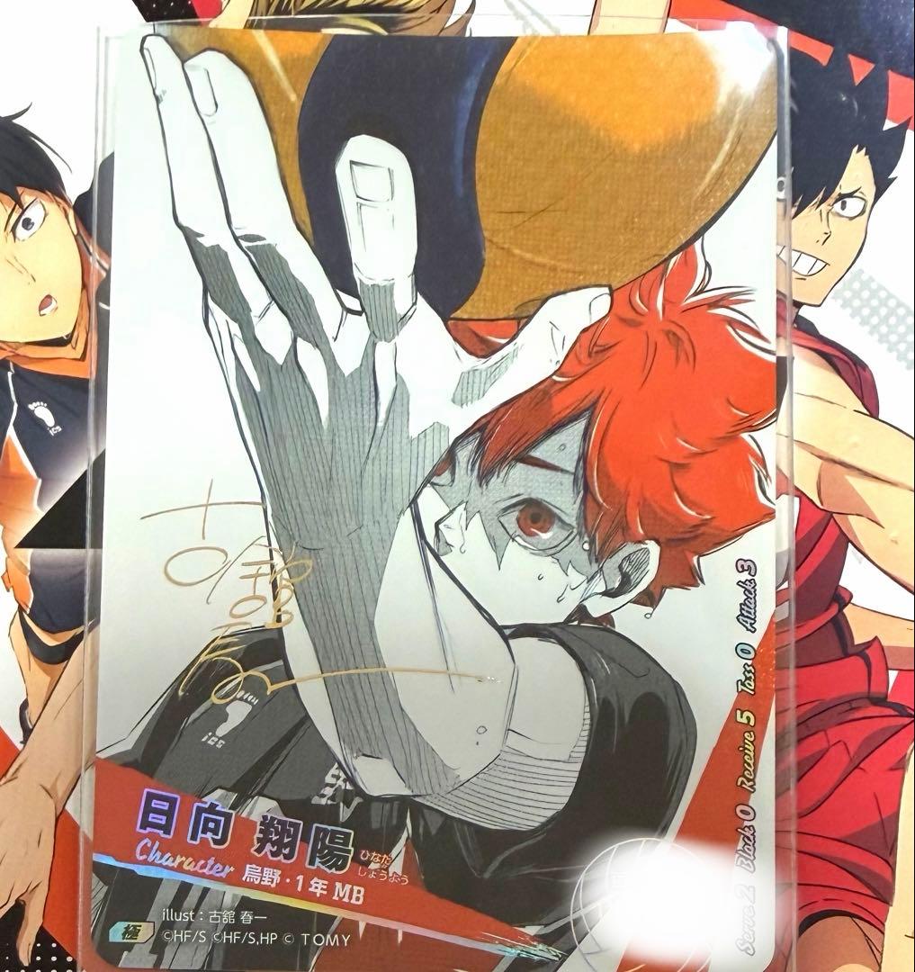 ハイキュー!! バボカ!! BREAK 日向翔陽 シリアル サイン入り