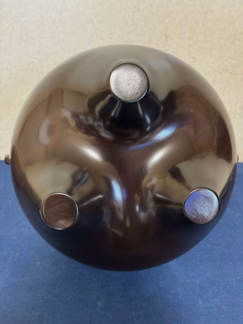 風炉 茶釜 電熱器 人間国宝高橋敬典造 金谷浄雲 唐銅鬼面 南鐐摘 敷板 茶道具