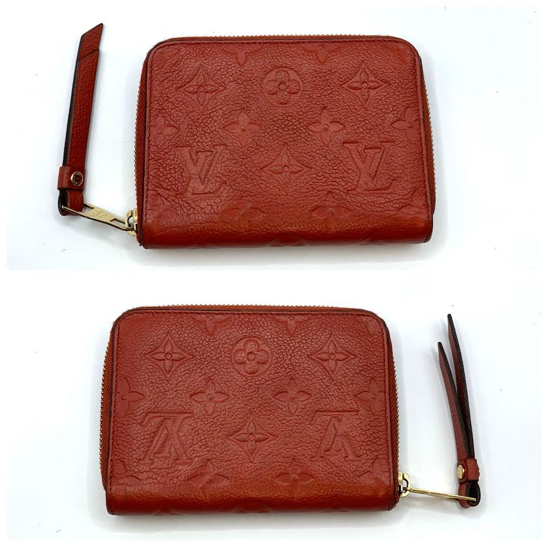 ルイヴィトン アンプラント ジッピーウォレット ラウンドファスナー 折り財布 革