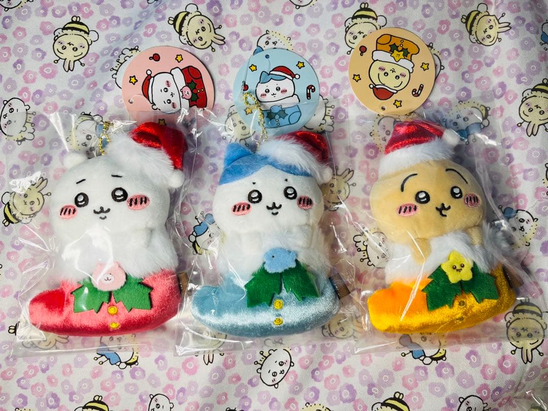 ちいかわ クリスマス ハッピーホリデーなマスコットなど 12点まとめ売り