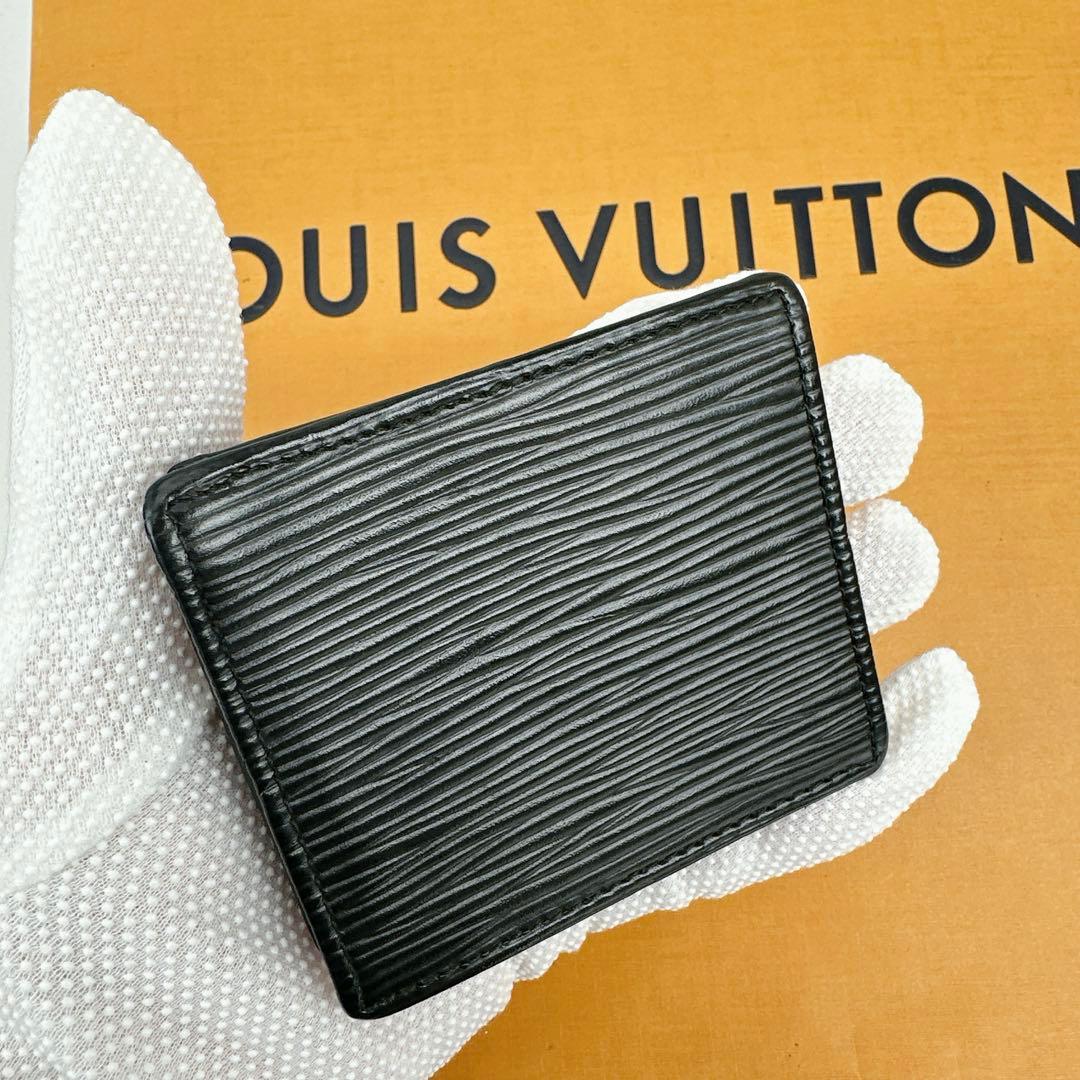 超美品　ルイヴィトン　ポルトモネ　ボワット　ケース　黒　ブラック