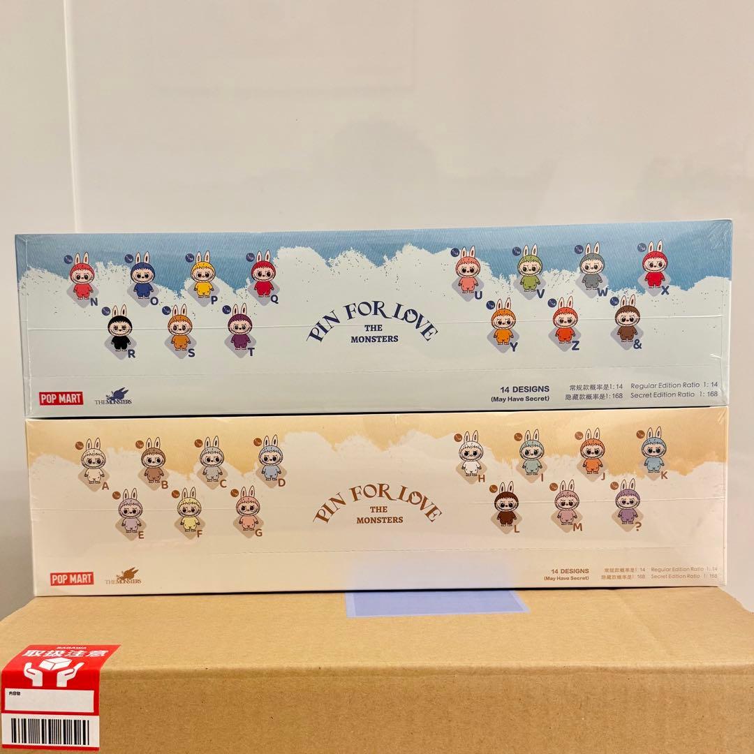 labubu PIN FOR LOVE アソートボックス セット アルファベット
