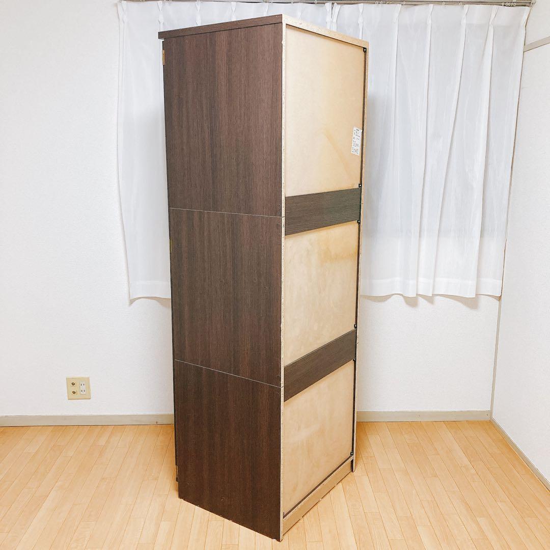 完成品 Lista ロッカー シリーズ 整理タンス タンス 収納 ダークブラウン