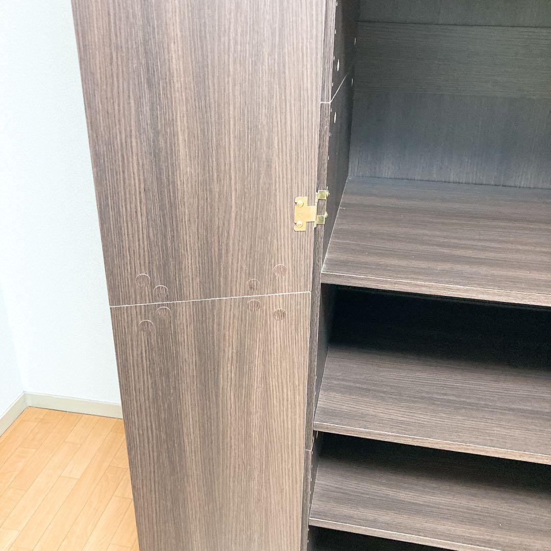 完成品 Lista ロッカー シリーズ 整理タンス タンス 収納 ダークブラウン