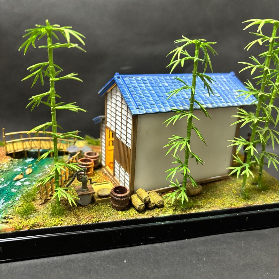 マイクロエース　佃煮屋　風物詩　完成品　ジオラマ
