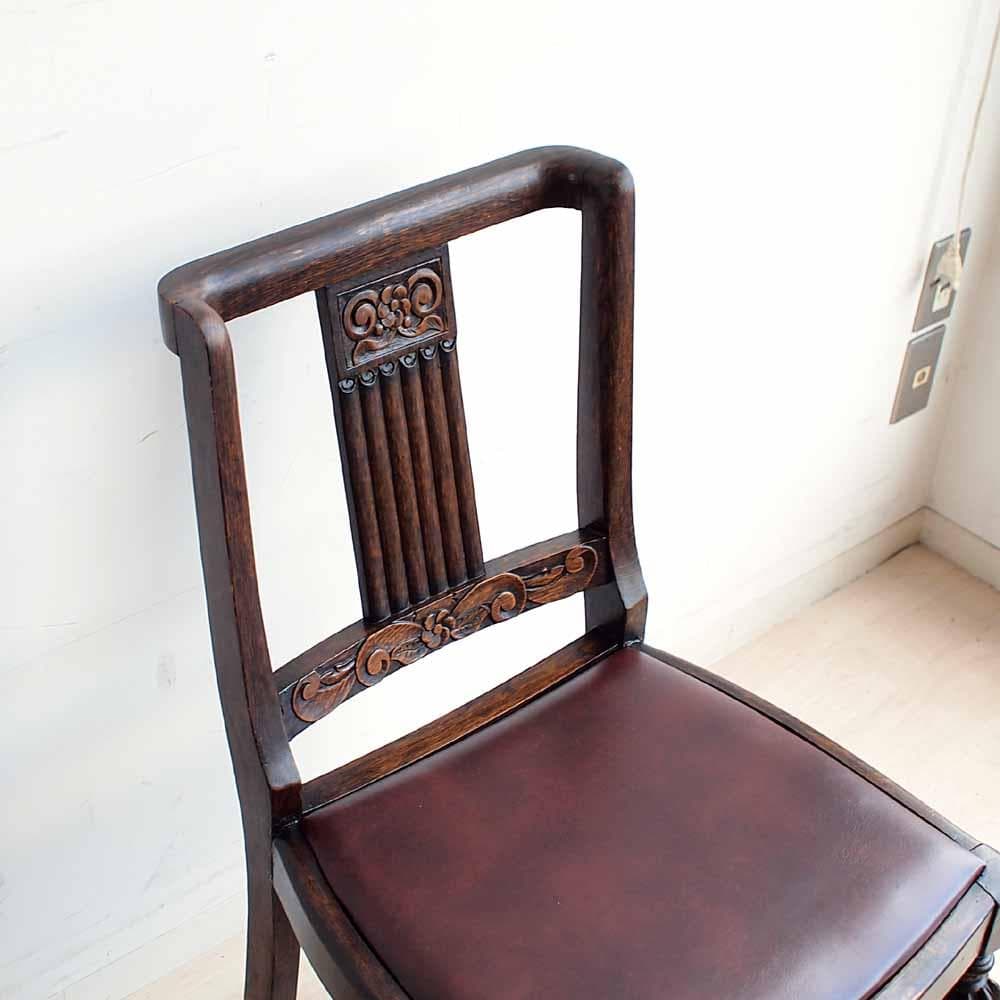 ミッキー様 バルボスレッグ オーク材 チェア B ZR24226