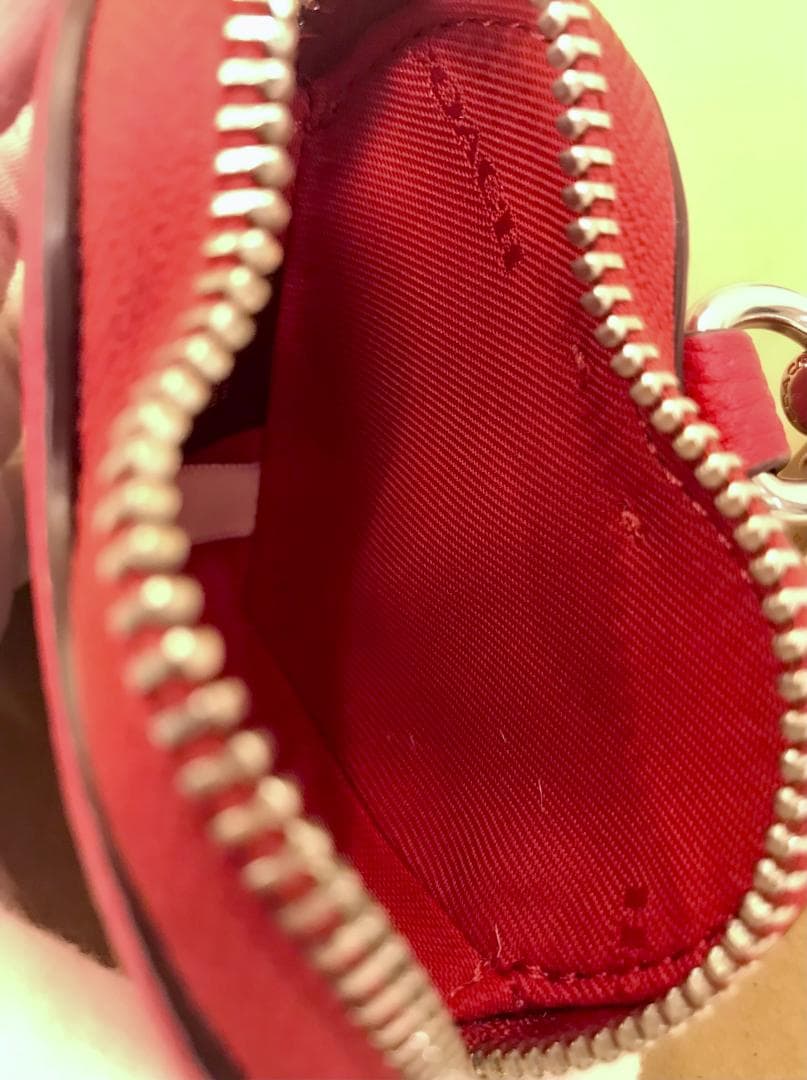 新品coach ハート  パース