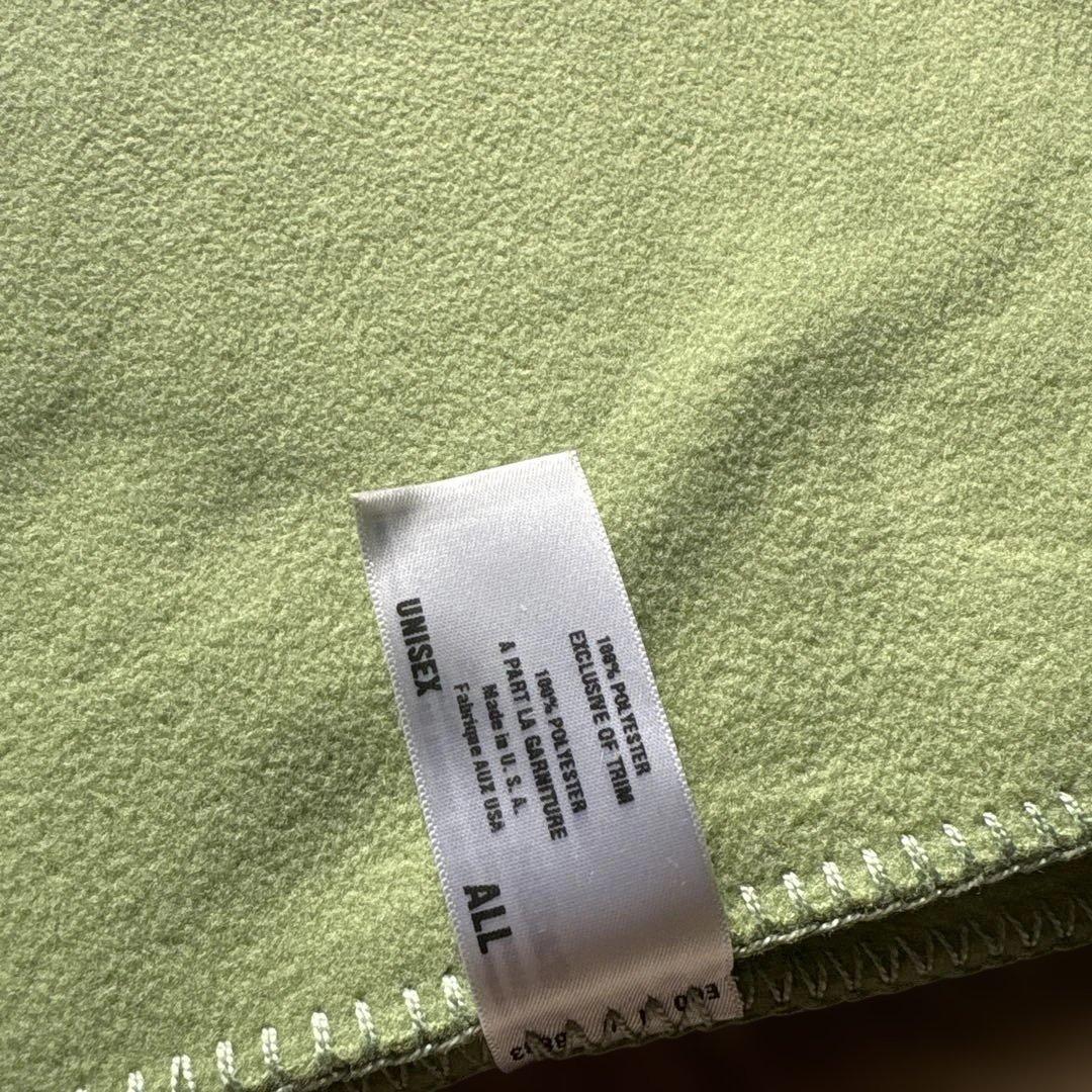 パタゴニア　フリースマフラー　ネックウォーマー　 usa オリーブグリーン