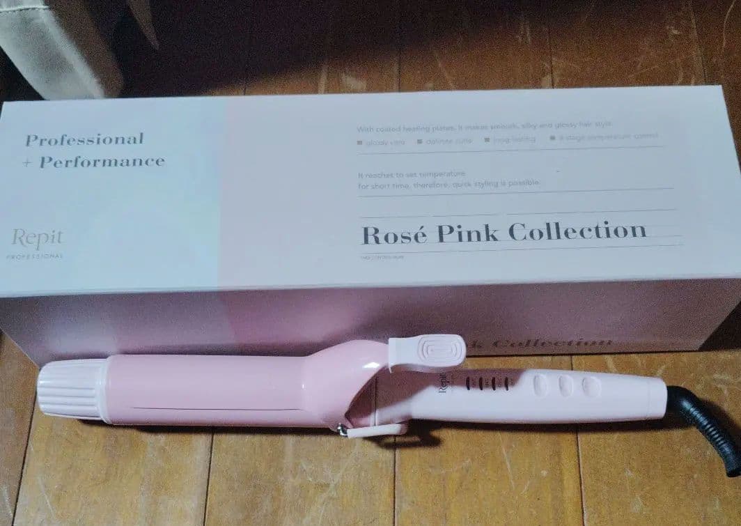 Repit Rosé Pink Collection カールアイロン　40ミリ