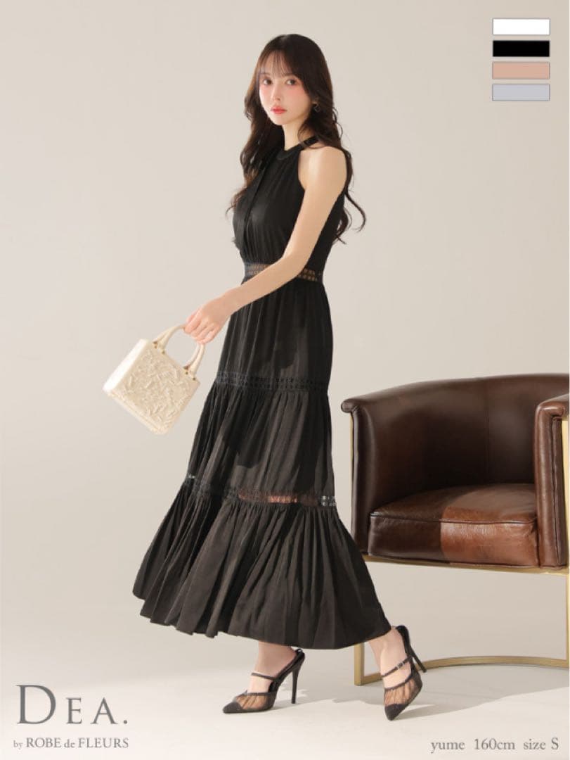 DE3479 4318ディアバイローブドフルールSuga エルケイ　キャバドレス