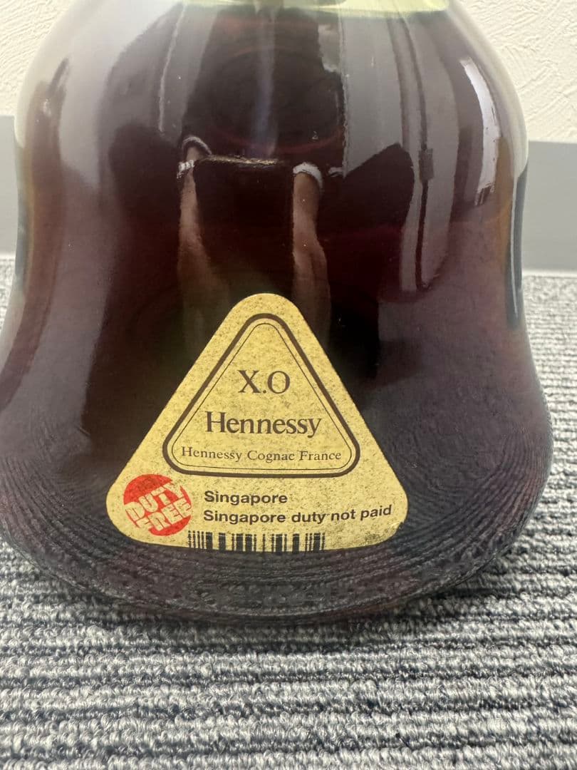 未開栓　古酒　ヘネシー コニャック X.O グリーンボトル　金キャップ