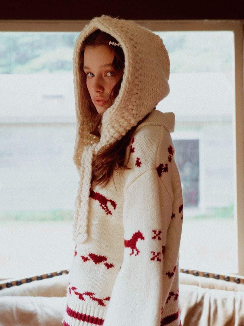 Warm Hug Handmade Balaclava アリソンブラウン 即完品