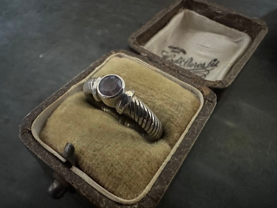 希少　ヴィンテージ　リング　アンティーク　アメリカ　シルバー　925