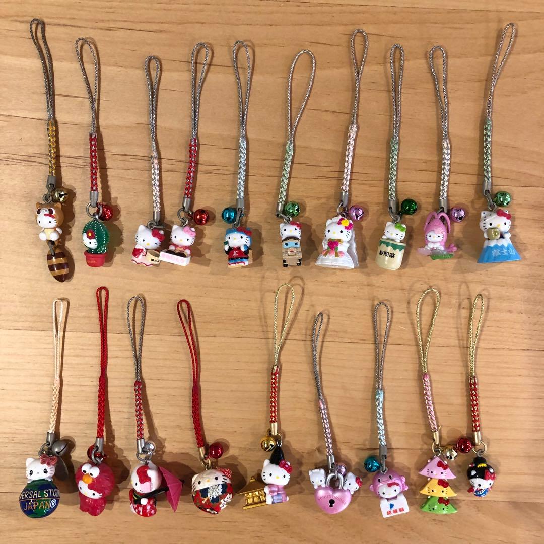 ご当地キティちゃんストラップ 112個まとめ売り
