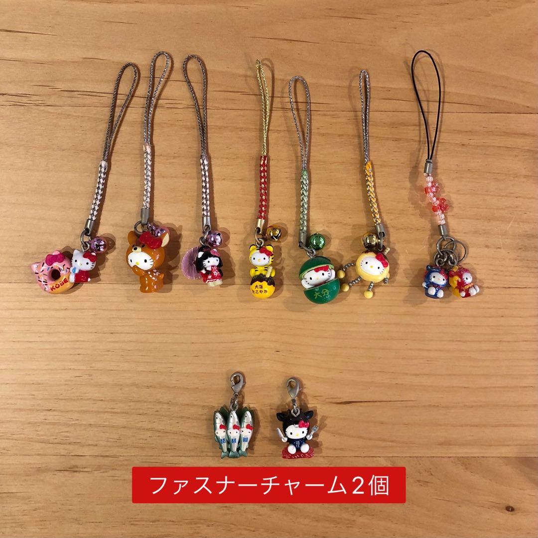 ご当地キティちゃんストラップ 112個まとめ売り