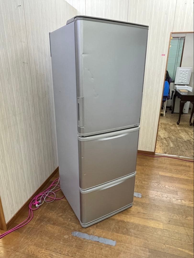 激安 3ドア 2019年 SHARP 350L SJ-W351E-S 冷蔵庫