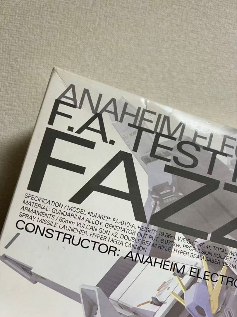 MG 1/100 FAZZ Ver.Ka「パーツ落ちあり」