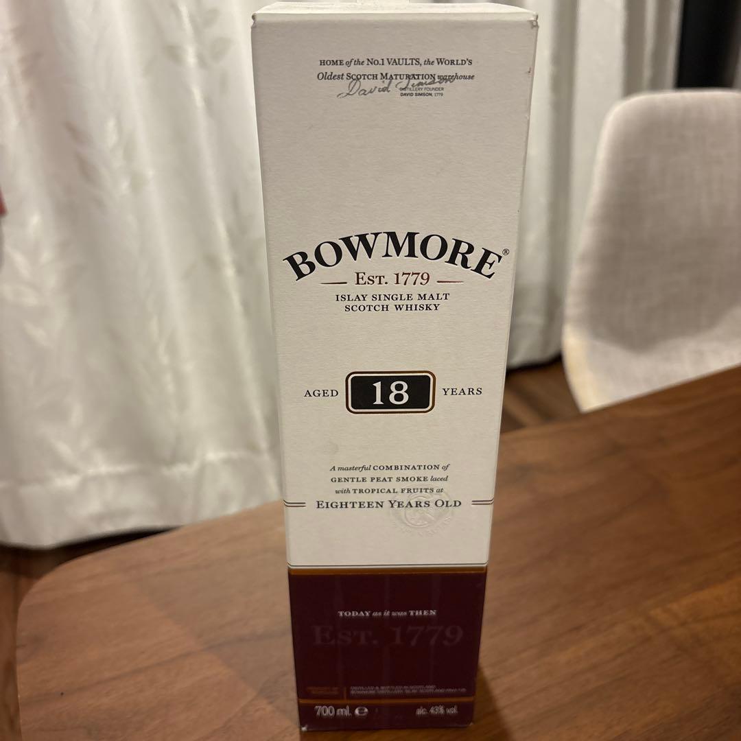 BOWMORE 18年 700ml アルコール43% 新品未開封 箱あり
